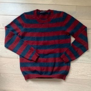 French Connection Striped Angora Sweater